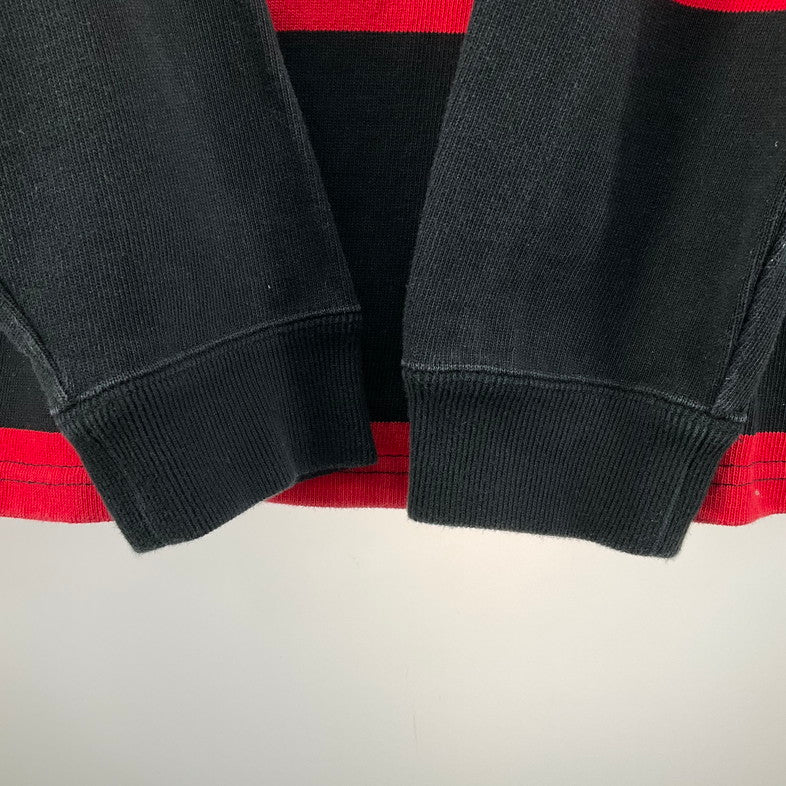 【中古品】【メンズ】 TOMMY HILFIGER トミーヒルフィガー 21-4221206-720 LAGER SHIRT 147-260324-SS-07-iwa サイズ：L カラー：ブラック レッド 万代Net店