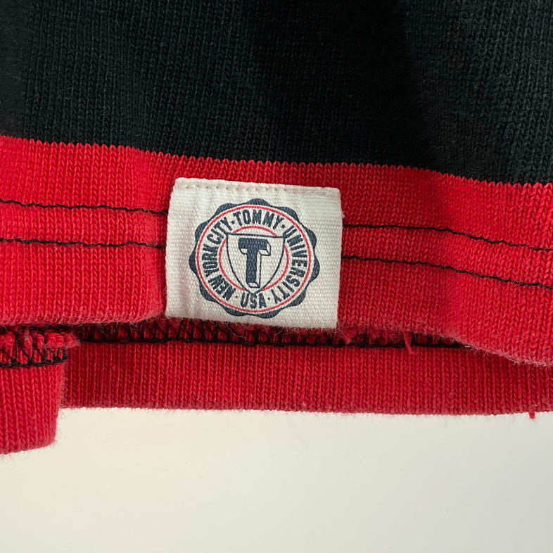 【中古品】【メンズ】 TOMMY HILFIGER トミーヒルフィガー 21-4221206-720 LAGER SHIRT 147-260324-SS-07-iwa サイズ：L カラー：ブラック レッド 万代Net店