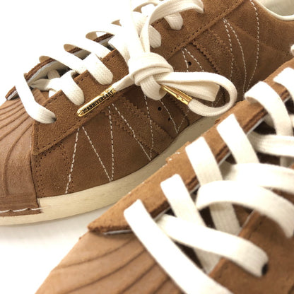 【中古美品】【メンズ】  ADIDAS×UNION B34079 SUPER STAR 80V アディダス×ユニオン スーパースター　10周年  80 ヴィンテージ コンソーシアム　ローカットスニーカー 161-240723-si-2-tei サイズ：28.5cm カラー：ブラウン 万代Net店