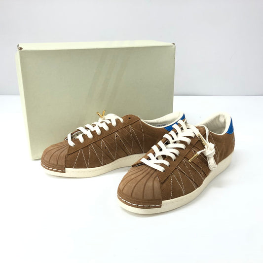 【中古美品】【メンズ】  ADIDAS×UNION B34079 SUPER STAR 80V アディダス×ユニオン スーパースター　10周年  80 ヴィンテージ コンソーシアム　ローカットスニーカー 161-240723-si-2-tei サイズ：28.5cm カラー：ブラウン 万代Net店