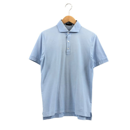 【現状渡し品】【メンズ】 ESTNATION エストネーション 半袖ポロシャツ トップス 178-251027-hn-06-fur サイズ：M カラー：ブルー系 万代Net店