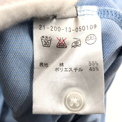 【現状渡し品】【メンズ】 ESTNATION エストネーション 半袖ポロシャツ トップス 178-251027-hn-06-fur サイズ：M カラー：ブルー系 万代Net店