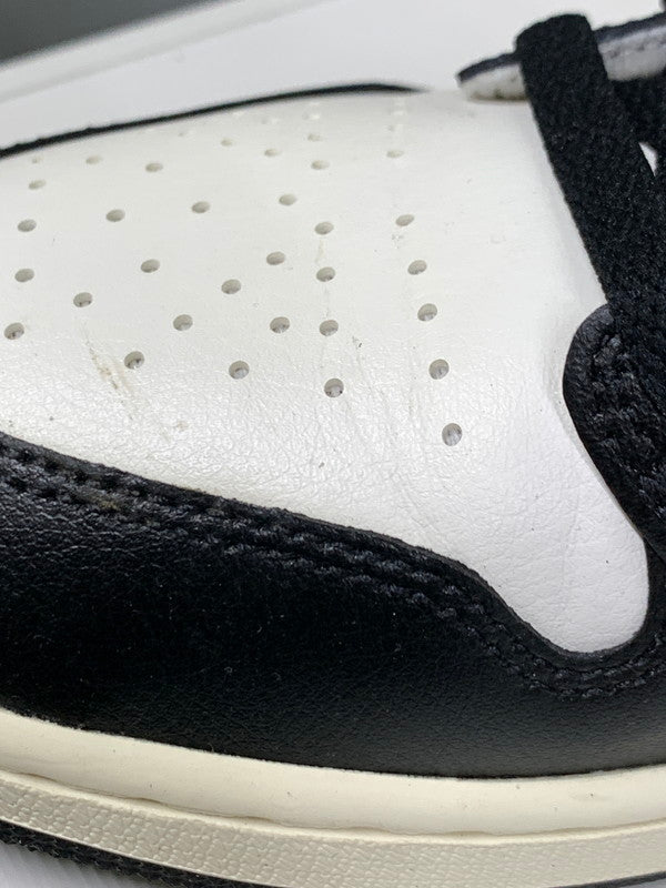 【中古品】【メンズ】 NIKE ナイキ WMNS AIR JORDAN 1 MID BQ6472-061 ウィメンズ エアジョーダン1 ミッド スニーカー メンズ シューズ 靴 160-261018-em-12-min サイズ：27.5cm カラー：Black/Gym Red 万代Net店