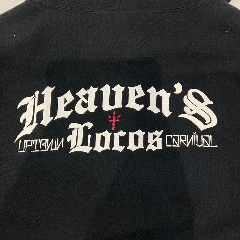 【中古品】【メンズ】 HEAVEN’Ｓ+LOCOS ZIP UP HOODIE 142-260325-SS-03-iwa サイズ：M カラー：ブラック 万代Net店
