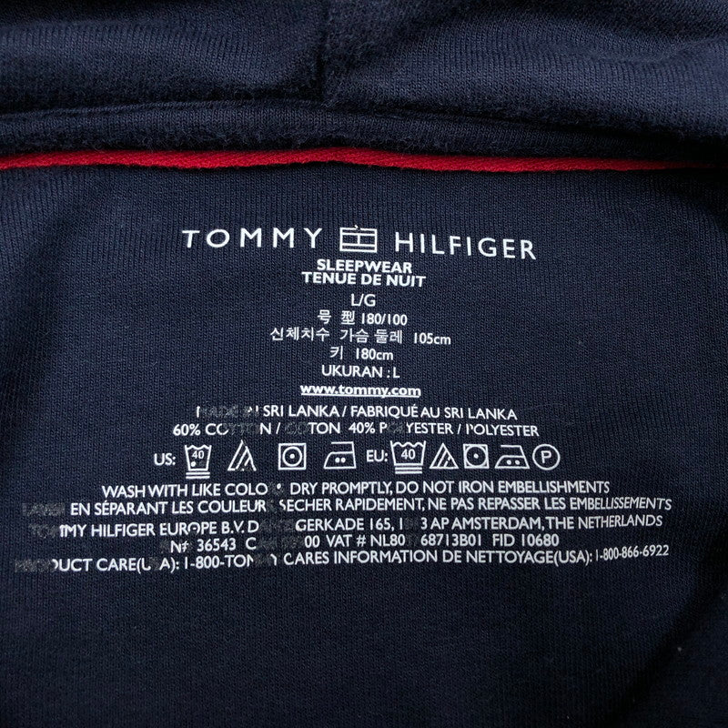 【現状渡し品】【メンズ】 TOMMY HILFIGER トミーヒルフィガー パーカー 長袖 トップス 147-260401-hn-04-fur サイズ：L カラー：ネイビー 万代Net店