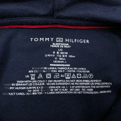 【現状渡し品】【メンズ】 TOMMY HILFIGER トミーヒルフィガー パーカー 長袖 トップス 147-260401-hn-04-fur サイズ：L カラー：ネイビー 万代Net店