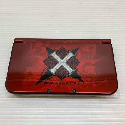 【中古品】 Newニンテンドー3DSLL本体 モンスターハンタークロス スペシャルパック ハンティングギア付き 036-251128-SH-6-min 万代Net店