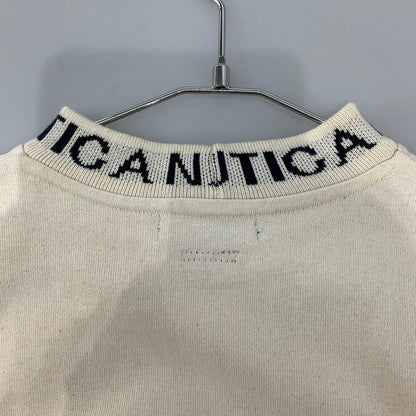 【中古品】【メンズ】 NAUTICA TOO HEAVY JACQUARD HIGH NECK TEE 147-260325-SS-05-iwa サイズ：XL カラー：アイボリー 万代Net店