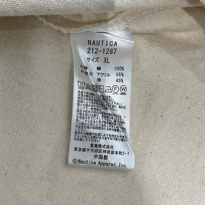【中古品】【メンズ】 NAUTICA TOO HEAVY JACQUARD HIGH NECK TEE 147-260325-SS-05-iwa サイズ：XL カラー：アイボリー 万代Net店