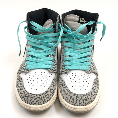 【中古品】【メンズ】 NIKE ナイキ AIR JORDAN 1 HIGH OG "WHITE CEMENT/SAFARI" DZ5485-052 エアジョーダン1 ハイ OG ホワイトセメント/サファリ スニーカー シューズ 靴 160-260914-hn-09-fur サイズ：27.0cm US9 カラー：ホワイト/グレー/ブラック 万代Net店