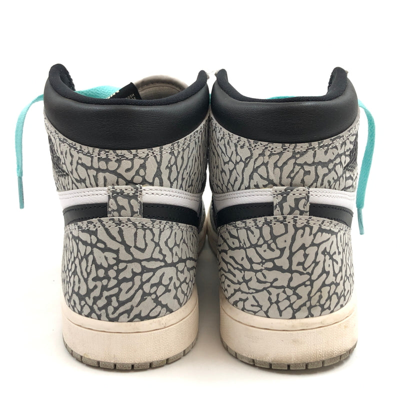 【中古品】【メンズ】 NIKE ナイキ AIR JORDAN 1 HIGH OG "WHITE CEMENT/SAFARI" DZ5485-052 エアジョーダン1 ハイ OG ホワイトセメント/サファリ スニーカー シューズ 靴 160-260914-hn-09-fur サイズ：27.0cm US9 カラー：ホワイト/グレー/ブラック 万代Net店