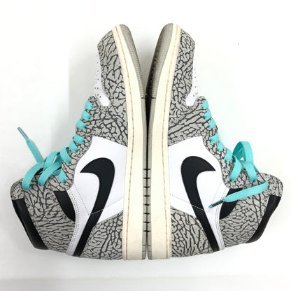【中古品】【メンズ】 NIKE ナイキ AIR JORDAN 1 HIGH OG "WHITE CEMENT/SAFARI" DZ5485-052 エアジョーダン1 ハイ OG ホワイトセメント/サファリ スニーカー シューズ 靴 160-260914-hn-09-fur サイズ：27.0cm US9 カラー：ホワイト/グレー/ブラック 万代Net店