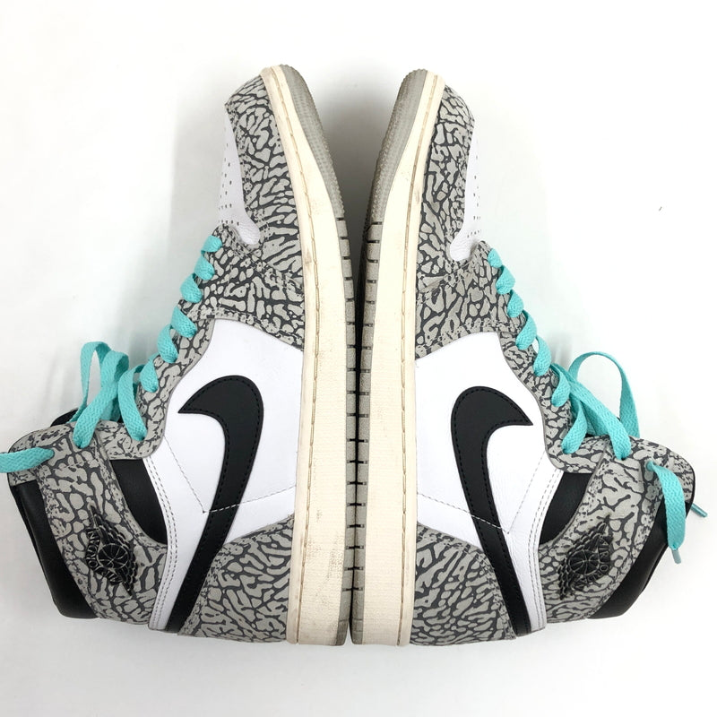 【中古品】【メンズ】 NIKE ナイキ AIR JORDAN 1 HIGH OG "WHITE CEMENT/SAFARI" DZ5485-052 エアジョーダン1 ハイ OG ホワイトセメント/サファリ スニーカー シューズ 靴 160-260914-hn-09-fur サイズ：27.0cm US9 カラー：ホワイト/グレー/ブラック 万代Net店