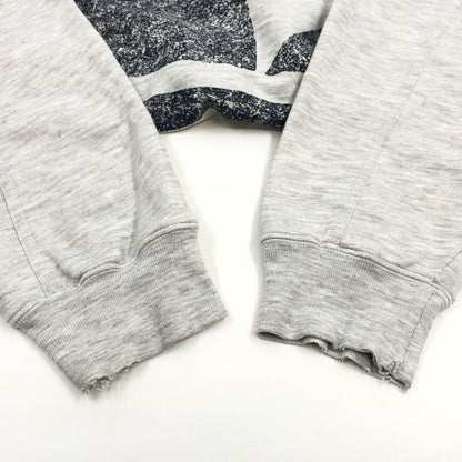 【現状渡し品】【メンズ】 ADIDAS アディダス BIG LOGO SWEATSHIRT ビッグロゴ スウェットシャツ トレーナー 長袖 トップス 146-260625-hn-01-fur サイズ：M カラー：グレー 万代Net店