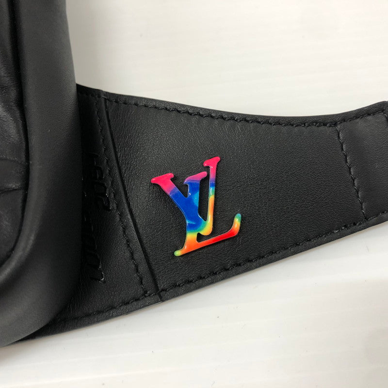 【中古品】【メンズ】 LOUIS VUITTON ルイ・ヴィトン M68773 アシンメトリカル スリング ボディ ショルダー バッグ ラムレザー  179-240411-tk-3-tei カラー：ブラック 万代Net店