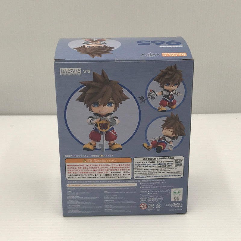 【中古美品】 グッドスマイルカンパニー ねんどろいど 965 ソラ キングダムハーツ 未開封 窓汚れあり 052-260913-ti-07-tag 万代Net店