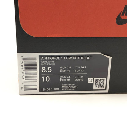 【中古品】【メンズ】 NIKE ナイキ AIR FORCE 1 LOW "JASON MASK/WHITE" IB4025-100 エアフォース1 ロー ジェイソンマスク/ホワイト スニーカー シューズ 靴 160-260914-hn-10-fur サイズ：26.5cm US8.5 カラー：ホワイト/レッド 万代Net店
