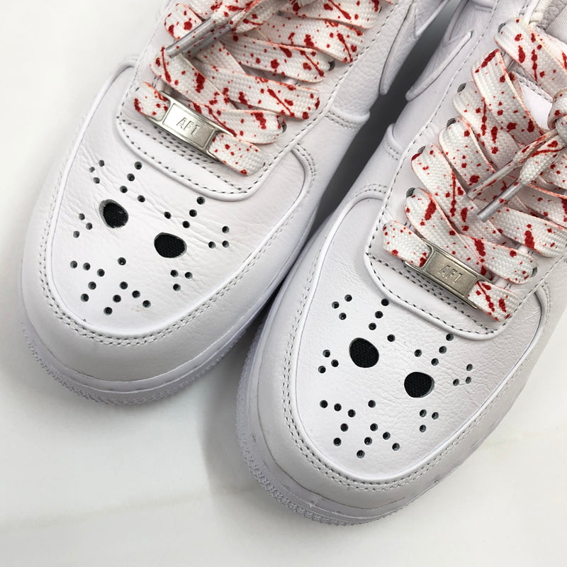 【中古品】【メンズ】 NIKE ナイキ AIR FORCE 1 LOW "JASON MASK/WHITE" IB4025-100 エアフォース1 ロー ジェイソンマスク/ホワイト スニーカー シューズ 靴 160-260914-hn-10-fur サイズ：26.5cm US8.5 カラー：ホワイト/レッド 万代Net店