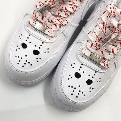 【中古品】【メンズ】 NIKE ナイキ AIR FORCE 1 LOW "JASON MASK/WHITE" IB4025-100 エアフォース1 ロー ジェイソンマスク/ホワイト スニーカー シューズ 靴 160-260914-hn-10-fur サイズ：26.5cm US8.5 カラー：ホワイト/レッド 万代Net店
