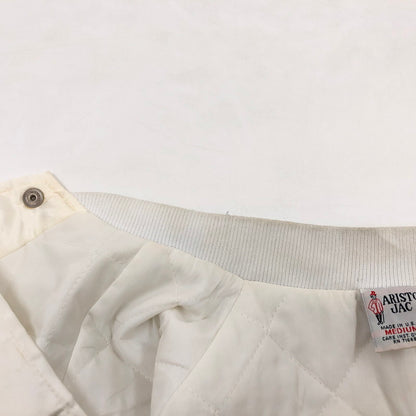 【現状渡し品】【メンズ】 ARISTO JAC アリストジャック NYLON JACKET ナイロンジャケット ブルゾン アウター 146-260402-hn-06-fur サイズ：M カラー：ホワイト 万代Net店