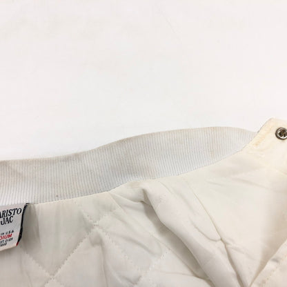 【現状渡し品】【メンズ】 ARISTO JAC アリストジャック NYLON JACKET ナイロンジャケット ブルゾン アウター 146-260402-hn-06-fur サイズ：M カラー：ホワイト 万代Net店