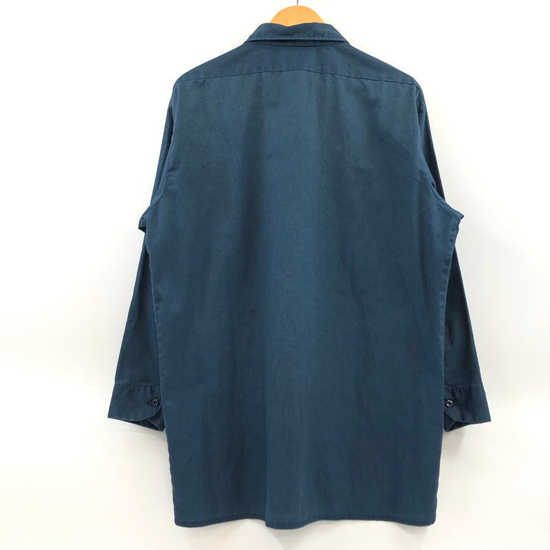 【現状渡し品】【メンズ】 DICKIES ディッキーズ 80-90S L/S SHIRT USA製 長袖シャツ カジュアルシャツ トップス 146-260625-hn-04-fur サイズ：不明 カラー：ブルー 万代Net店
