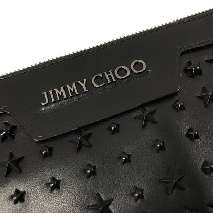 【中古品】【メンズ】 JIMMY CHOO ジミーチュウ DEREK デレク スターパンチング クラッチバッグ 180-240411-tk-4-tei 万代Net店