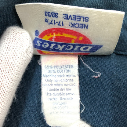 【現状渡し品】【メンズ】 DICKIES ディッキーズ 80-90S L/S SHIRT USA製 長袖シャツ カジュアルシャツ トップス 146-260625-hn-04-fur サイズ：不明 カラー：ブルー 万代Net店
