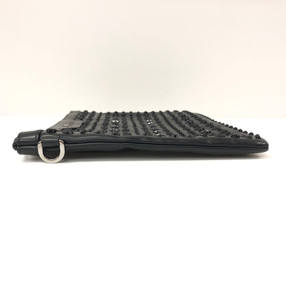 【中古品】【メンズ】 JIMMY CHOO ジミーチュウ DEREK デレク スターパンチング クラッチバッグ 180-240411-tk-4-tei 万代Net店