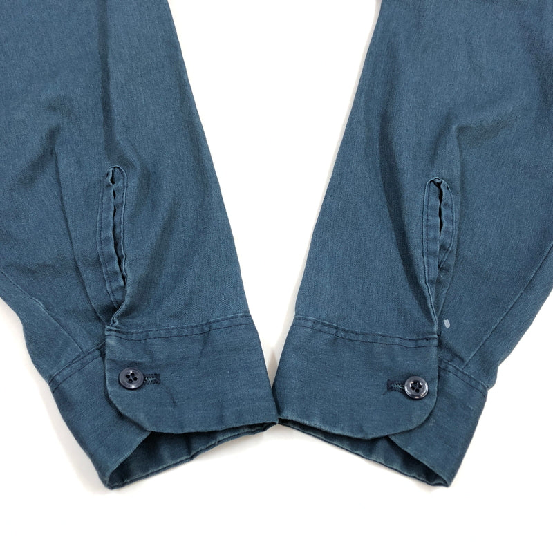 【現状渡し品】【メンズ】 DICKIES ディッキーズ 80-90S L/S SHIRT USA製 長袖シャツ カジュアルシャツ トップス 146-260625-hn-04-fur サイズ：不明 カラー：ブルー 万代Net店