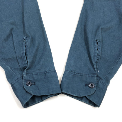 【現状渡し品】【メンズ】 DICKIES ディッキーズ 80-90S L/S SHIRT USA製 長袖シャツ カジュアルシャツ トップス 146-260625-hn-04-fur サイズ：不明 カラー：ブルー 万代Net店