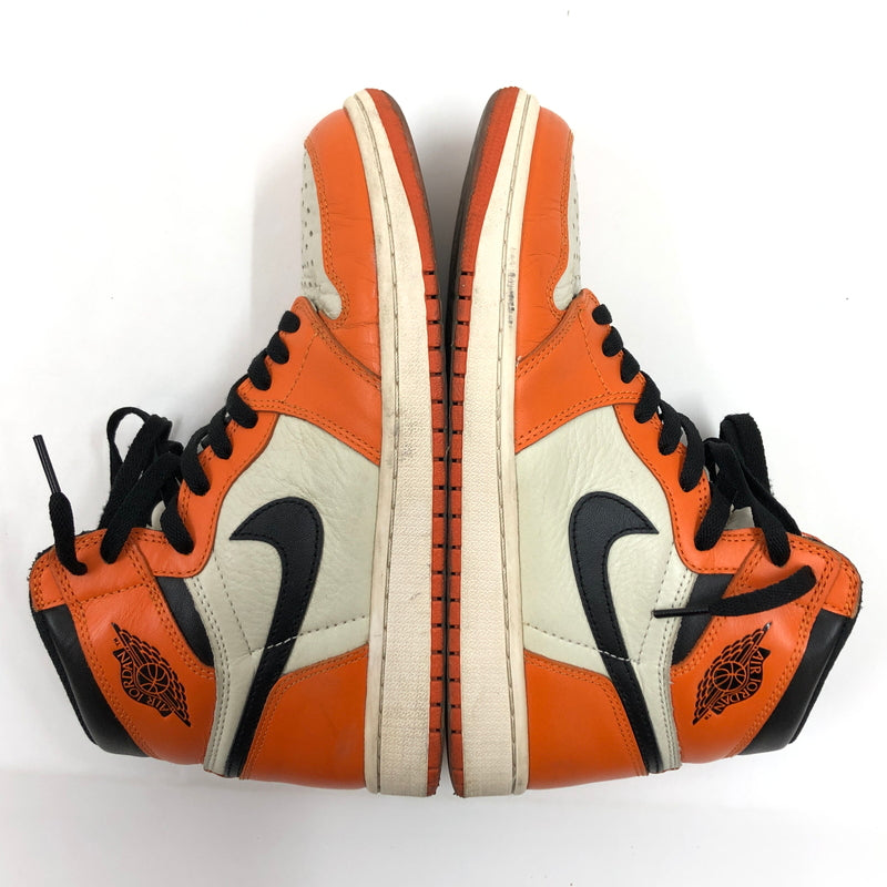 【ジャンク品】【メンズ】 NIKE ナイキ AIR JORDAN 1 RETRO HIGH 555088-113 エアジョーダン1 レトロ ハイ 観賞用 スニーカー シューズ 靴 160-260914-hn-11-fur サイズ：26.5cm US8.5 カラー：オレンジ/ホワイト/ブラック 万代Net店