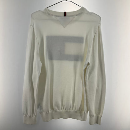 【中古品】【メンズ】 TOMMY HILFIGER トミーヒルフィガー トレーナー 147-260327-SS-03-iwa サイズ：L カラー：アイボリー 万代Net店