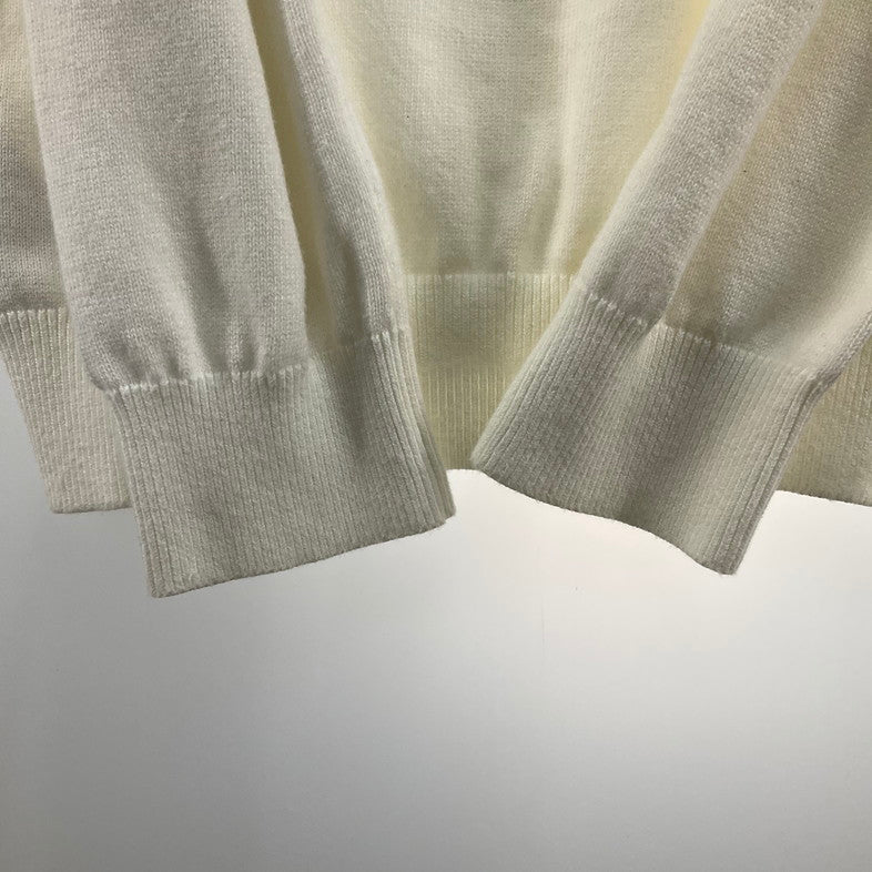 【中古品】【メンズ】 TOMMY HILFIGER トミーヒルフィガー トレーナー 147-260327-SS-03-iwa サイズ：L カラー：アイボリー 万代Net店