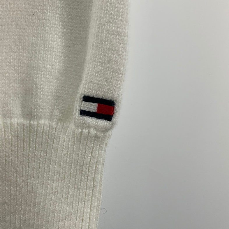 【中古品】【メンズ】 TOMMY HILFIGER トミーヒルフィガー トレーナー 147-260327-SS-03-iwa サイズ：L カラー：アイボリー 万代Net店
