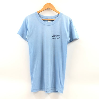 【中古品】【メンズ】 USED ユーズド 80S OLD ENGLISH DRAGON S/S TEE 両シングル 半袖Tシャツ トップス 146-260625-hn-06-fur サイズ：M カラー：ブルー系 万代Net店