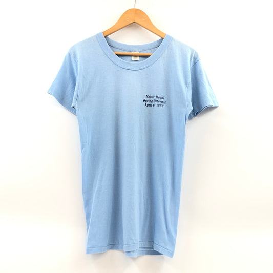 【中古品】【メンズ】 USED ユーズド 80S OLD ENGLISH DRAGON S/S TEE 両シングル 半袖Tシャツ トップス 146-260625-hn-06-fur サイズ：M カラー：ブルー系 万代Net店