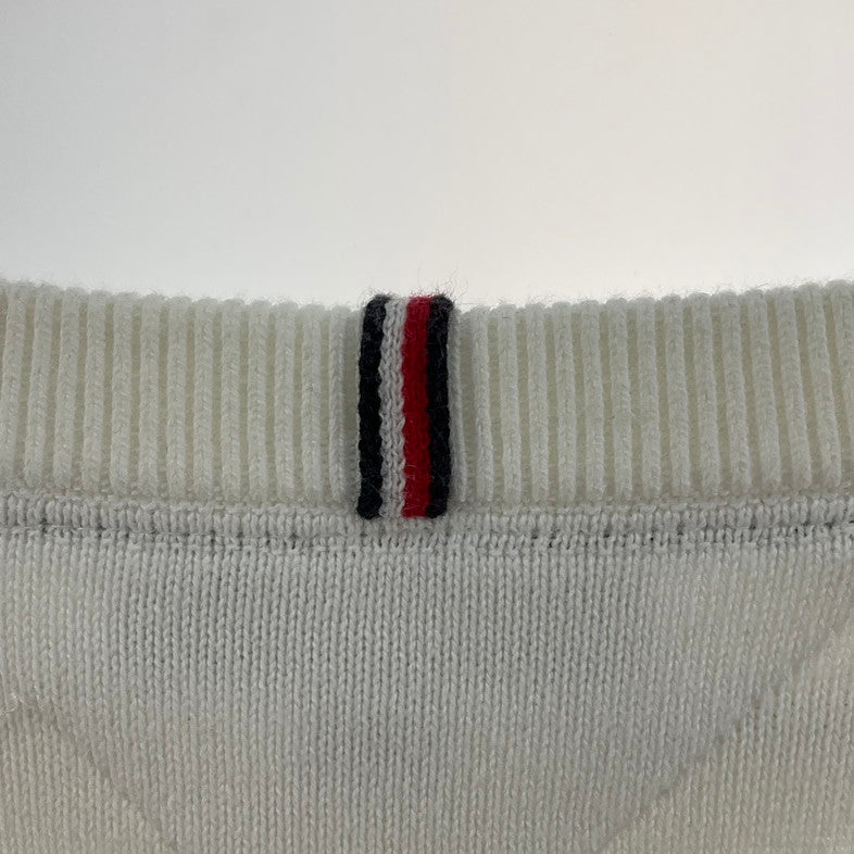 【中古品】【メンズ】 TOMMY HILFIGER トミーヒルフィガー トレーナー 147-260327-SS-03-iwa サイズ：L カラー：アイボリー 万代Net店