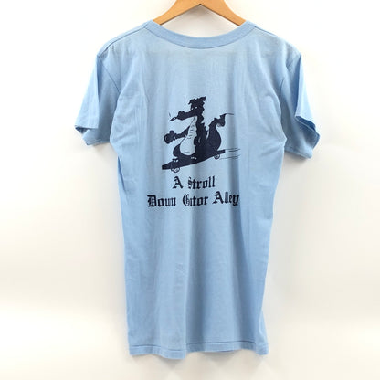 【中古品】【メンズ】 USED ユーズド 80S OLD ENGLISH DRAGON S/S TEE 両シングル 半袖Tシャツ トップス 146-260625-hn-06-fur サイズ：M カラー：ブルー系 万代Net店