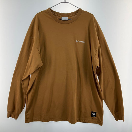 【中古美品】【メンズ】 Columbia コロンビア バックプリント　ロンT 147-260327-SS-04-iwa サイズ：XL カラー：ブラウン 万代Net店