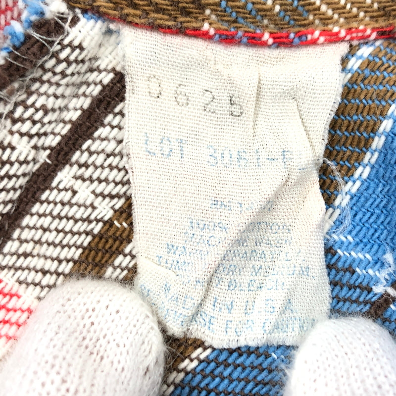 【現状渡し品】【メンズ】 FIVE BROTHER ファイブブラザー FLANNEL SHIRT フランネルシャツ カジュアルシャツ 長袖 トップス 145-260914-hn-14-fur サイズ：L カラー：ブルー系 万代Net店