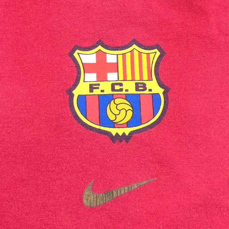 【中古品】【メンズ】 NIKE ナイキ 00S F.C. BARCELONA S/S TEE バルセロナ 半袖Tシャツ トップス 146-260625-hn-07-fur サイズ：XL カラー：レッド 万代Net店
