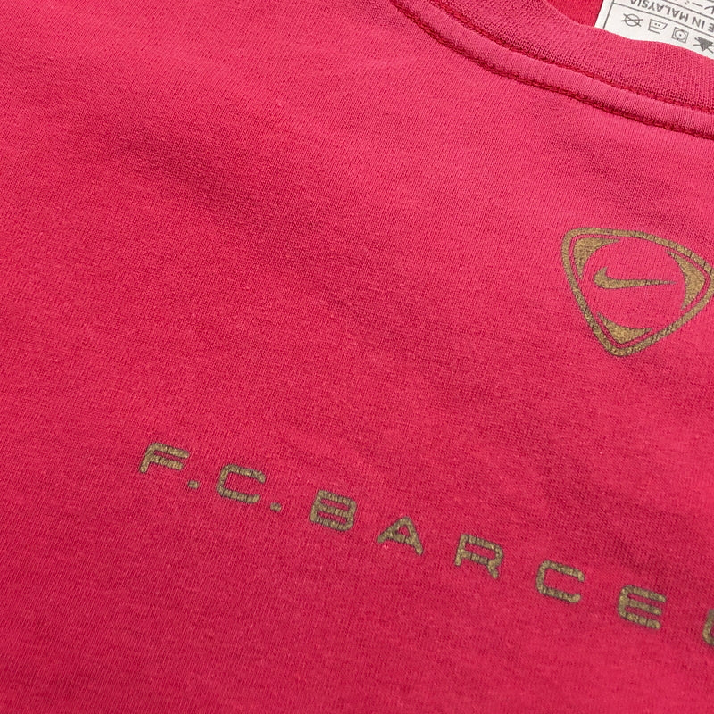 【中古品】【メンズ】 NIKE ナイキ 00S F.C. BARCELONA S/S TEE バルセロナ 半袖Tシャツ トップス 146-260625-hn-07-fur サイズ：XL カラー：レッド 万代Net店