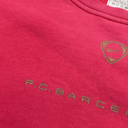 【中古品】【メンズ】 NIKE ナイキ 00S F.C. BARCELONA S/S TEE バルセロナ 半袖Tシャツ トップス 146-260625-hn-07-fur サイズ：XL カラー：レッド 万代Net店