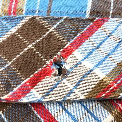 【現状渡し品】【メンズ】 FIVE BROTHER ファイブブラザー FLANNEL SHIRT フランネルシャツ カジュアルシャツ 長袖 トップス 145-260914-hn-14-fur サイズ：L カラー：ブルー系 万代Net店