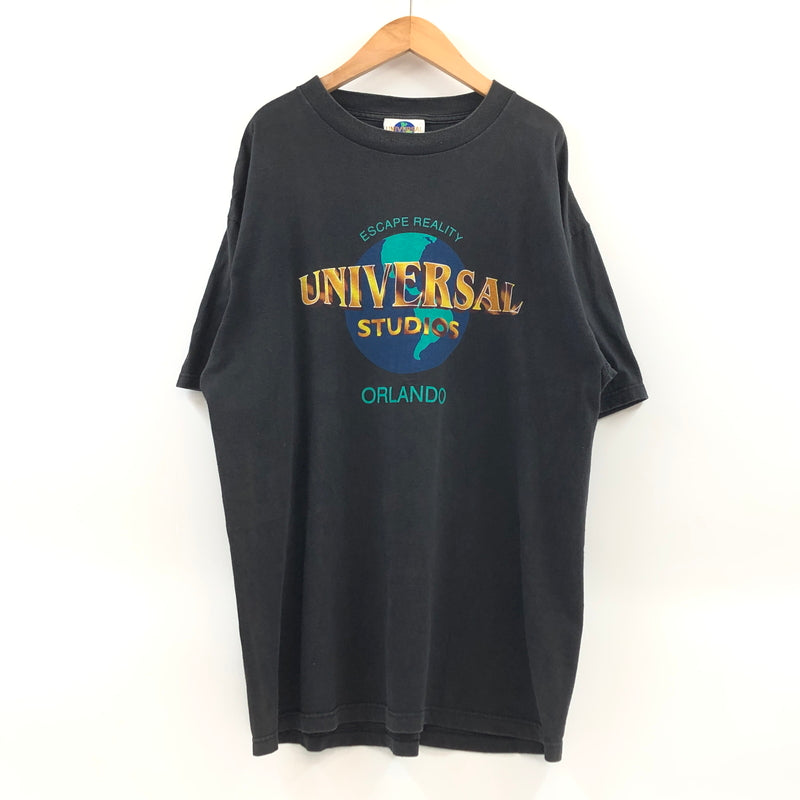 【中古品】【メンズ】 UNIVERSAL STUDIOS ユニバーサルスタジオ ORLANDO S/S PRINT TEE オーランド 半袖Tシャツ トップス 146-260625-hn-08-fur サイズ：XL カラー：ブラック 万代Net店