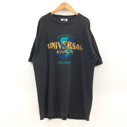 【中古品】【メンズ】 UNIVERSAL STUDIOS ユニバーサルスタジオ ORLANDO S/S PRINT TEE オーランド 半袖Tシャツ トップス 146-260625-hn-08-fur サイズ：XL カラー：ブラック 万代Net店