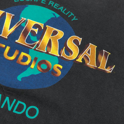 【中古品】【メンズ】 UNIVERSAL STUDIOS ユニバーサルスタジオ ORLANDO S/S PRINT TEE オーランド 半袖Tシャツ トップス 146-260625-hn-08-fur サイズ：XL カラー：ブラック 万代Net店