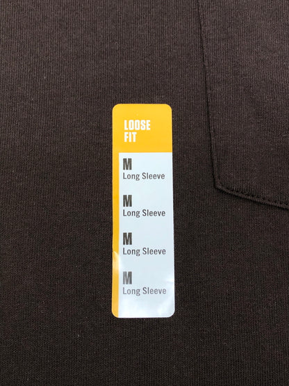 【中古品】【メンズ】 Carhartt カーハート Loose Fit Long-Sleeve Pocket T-Shirt K126 DKB ルーズ フィット ロングスリーブ ポケット Tシャツ 145-260820-YS-01-hon サイズ：M カラー：ダークブラウン 万代Net店