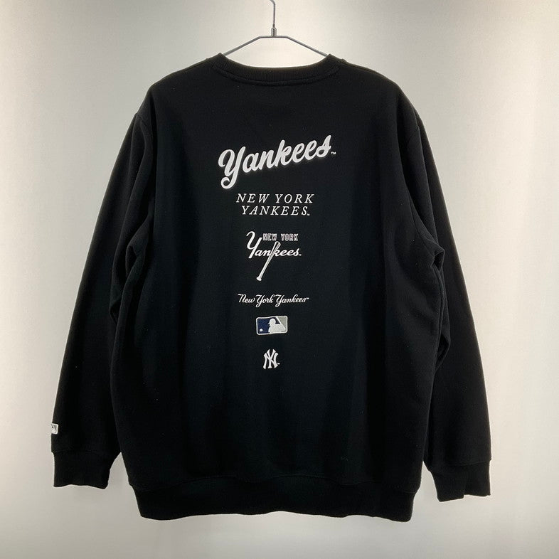 【中古品】【メンズ】 MLB NEW YORK YANKEES スウェットトレーナー 147-260327-SS-06-iwa サイズ：4L カラー：ブラック 万代Net店